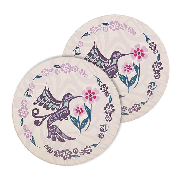 Ceramic Coaster - Hummingbird
