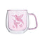 Double Walled Glass Mug - Hummingbird