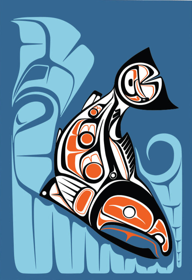 Sockeye Salmon Postcard