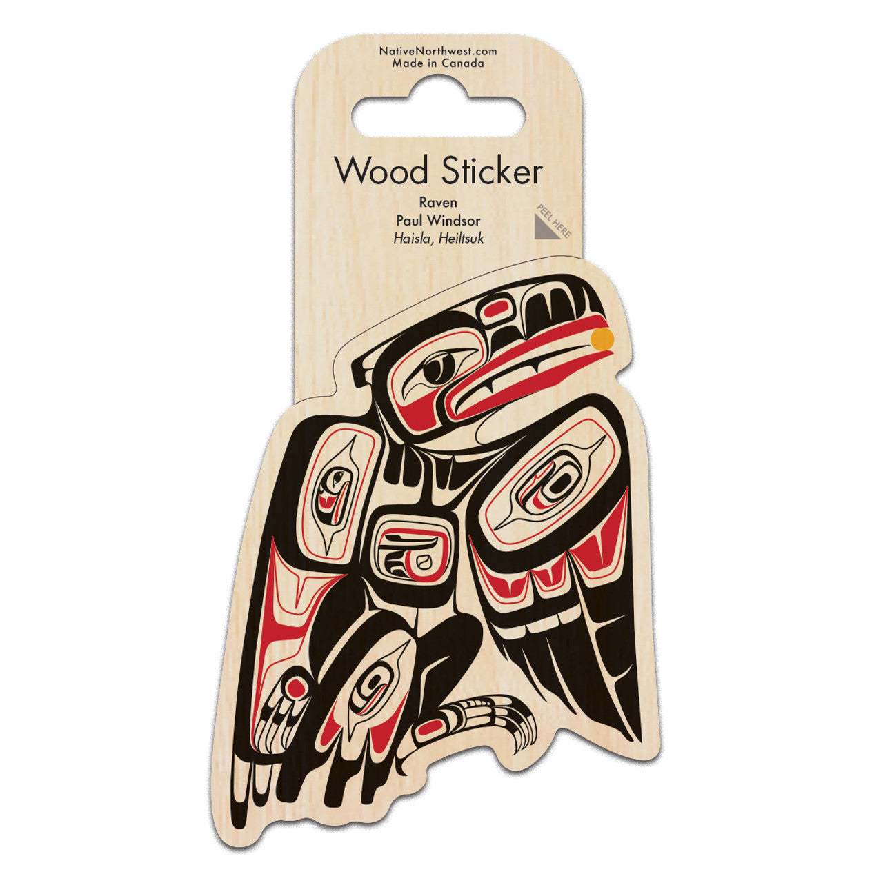 Raven Wood Sticker