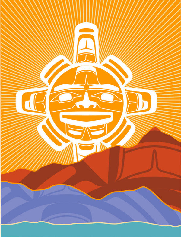 Chilkat Sun Postcard