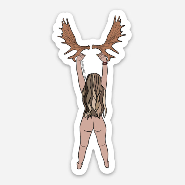 Naked Lady Sticker