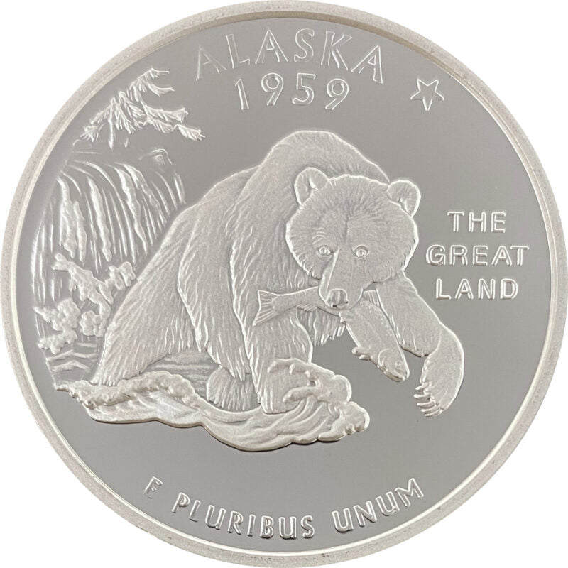 Alaska State Quarter Replica Medallion