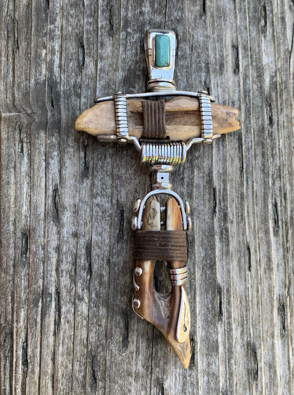 Artifact Pendant with Turquoise