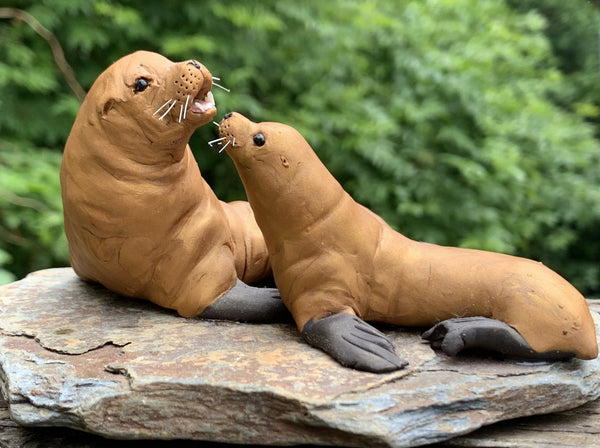 Sea Lion Pair – Fish Creek Company