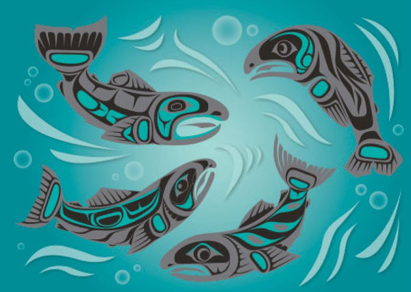 Sacred Salmon Postcard