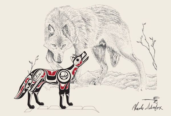 Wolf Postcard