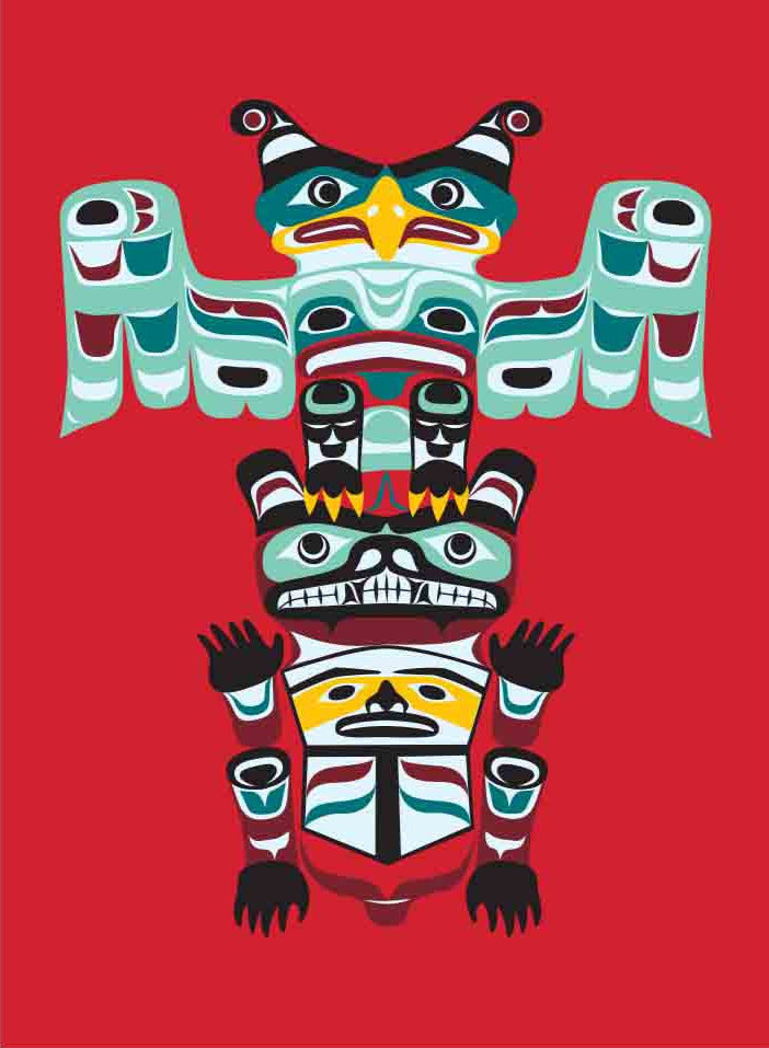Totem Postcard