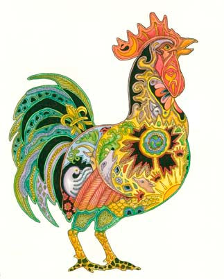 Rooster by Sue Coccia