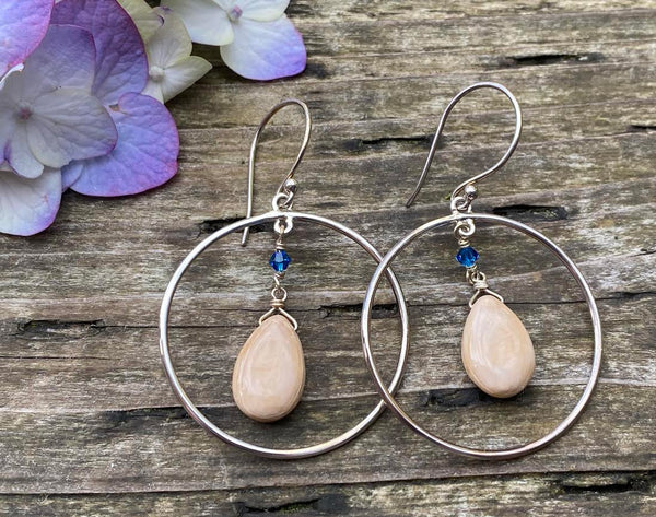 Mammoth Ivory Hoop Earrings
