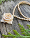 24mm Square Rose Necklace