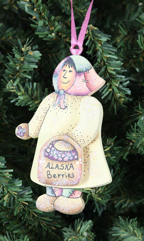 Eskimo with Berries Ornament