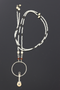 Beaded Necklace with Walrus Ivory Pendant - 32"