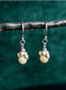 Ivory Bead Cluster Earrings