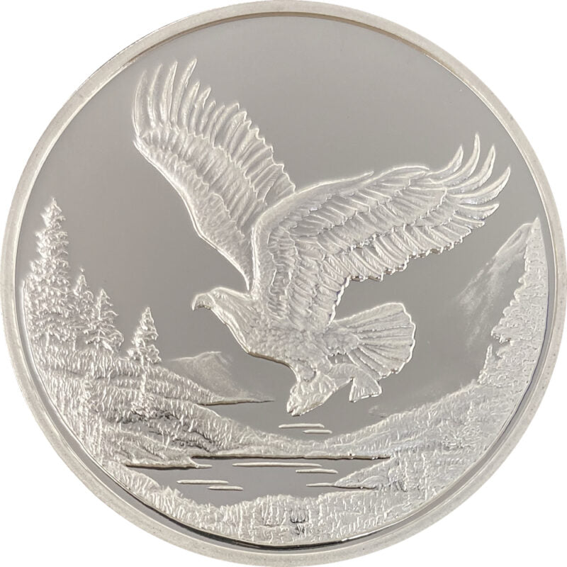 Eagle in Flight 1oz Silver Medallion – Fish Creek Company