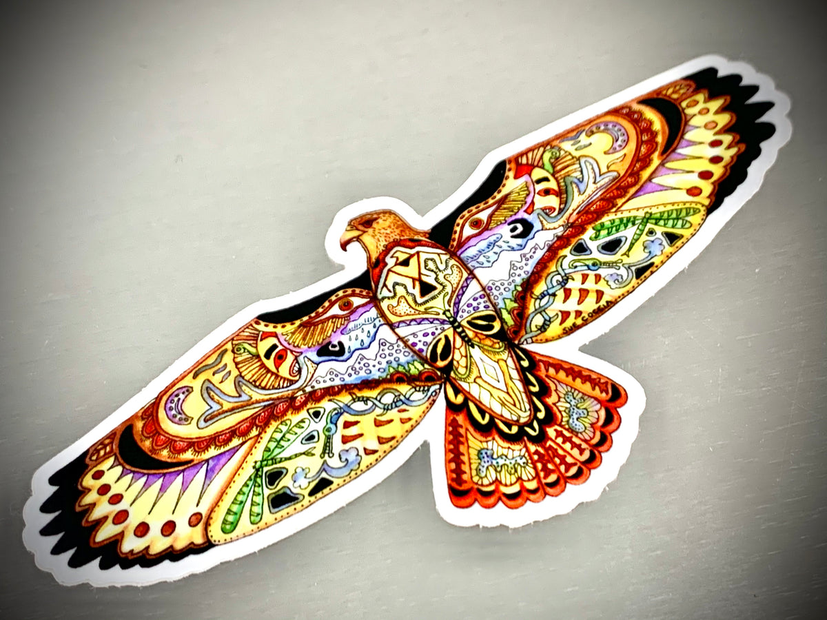 Hawk Sticker – Fish Creek Company