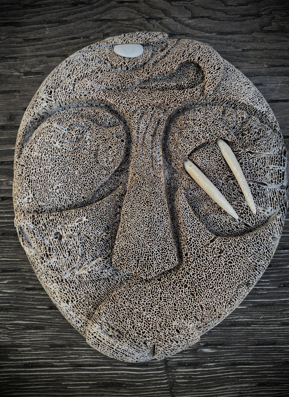 Whale Bone Animal Spirit Mask