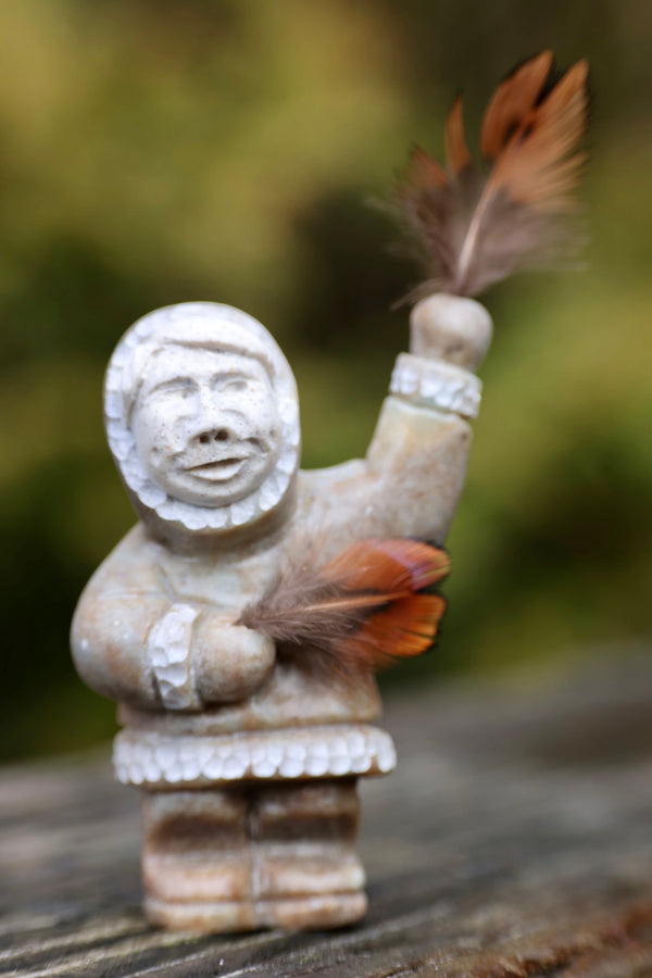 Man with Feathers