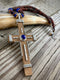 Ivory & Lapis Cross Necklace