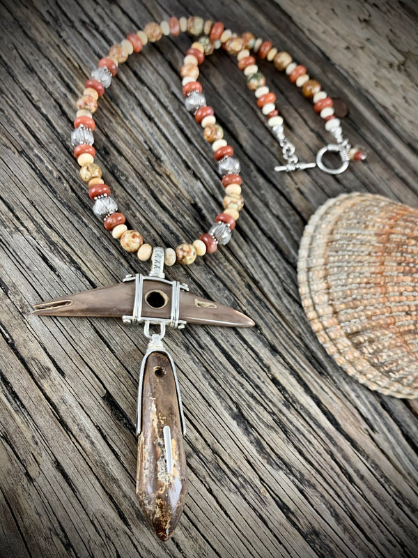 Ivory Artifact Necklace