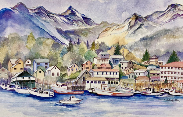 SE Alaska Watercolor Postcards
