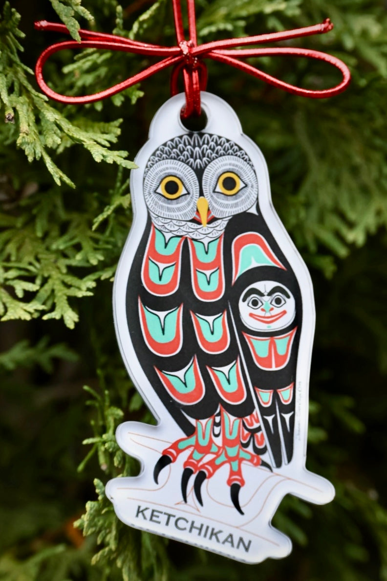 Owl Ornament - Ketchikan