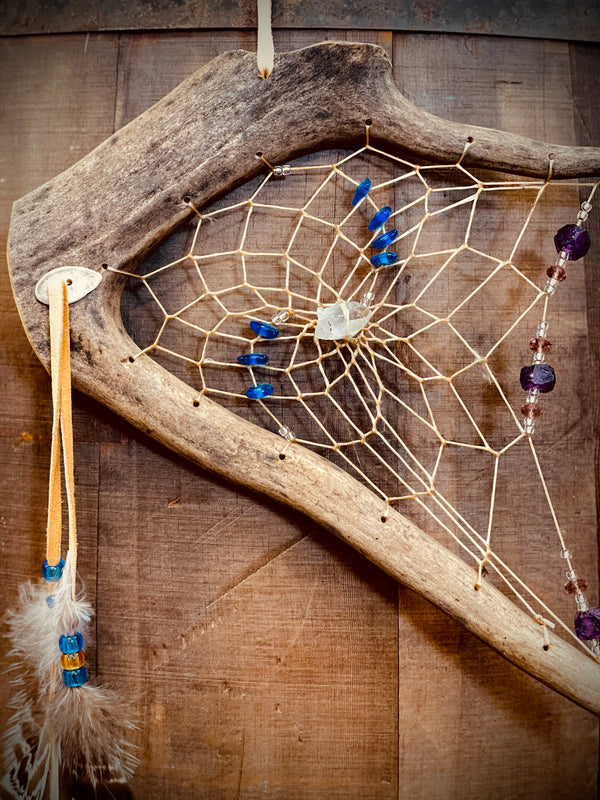 Deer Antler Dream Catcher