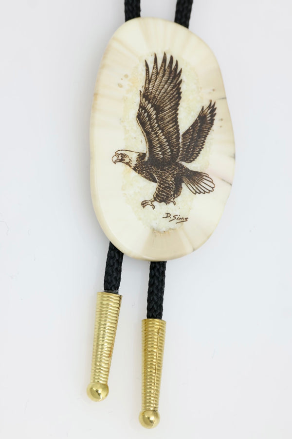 Flying Eagle Bolo Tie