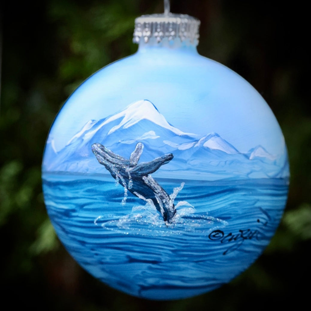 Alaska Hand Painted Ornaments Fish Creek Company