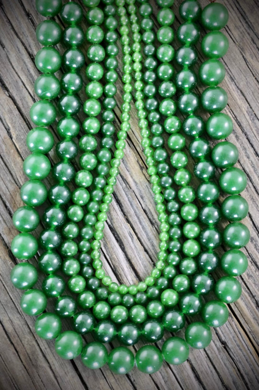 Multi Colours Jade Beads Necklace | Buy Jade Necklace | ClassicJade