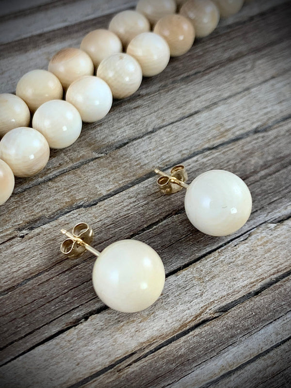 Edible Pearls/naturals/ivory/white and Gold 