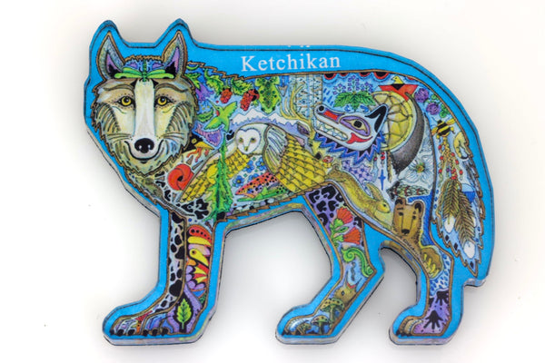 Ketchikan Magnet - Wolf