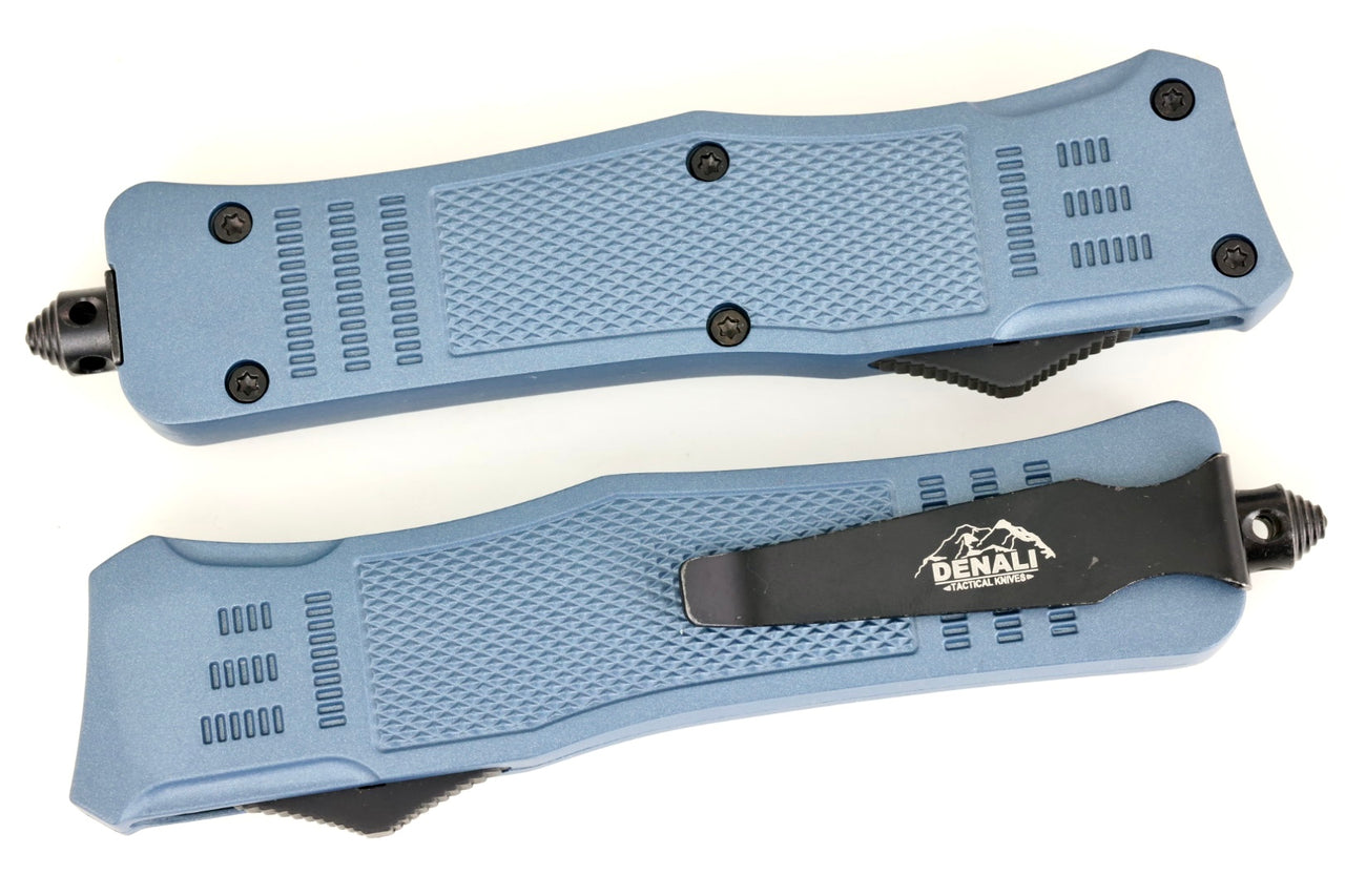Blue Titanium OTF Automated Knife 9.5”