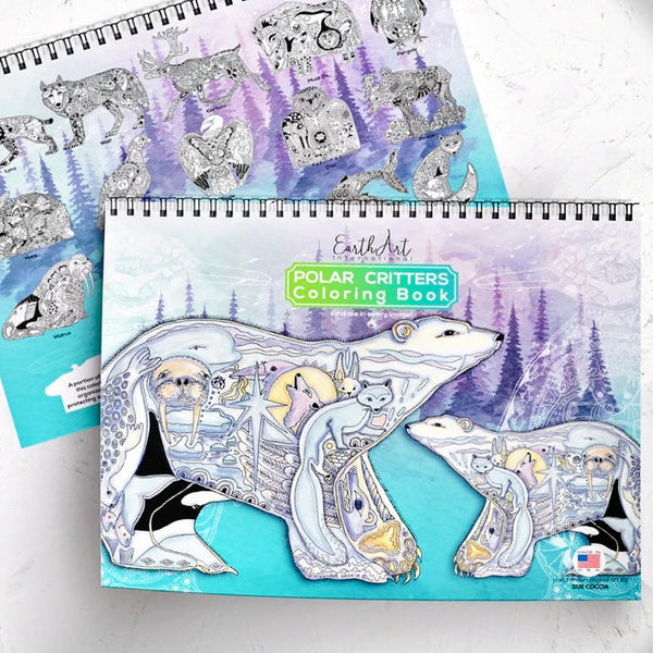 Polar Critters Coloring Book