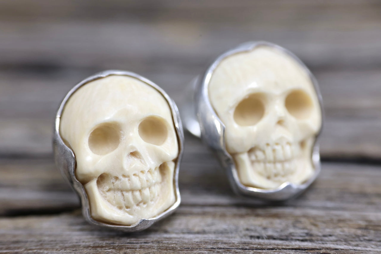 Skull Post Earring