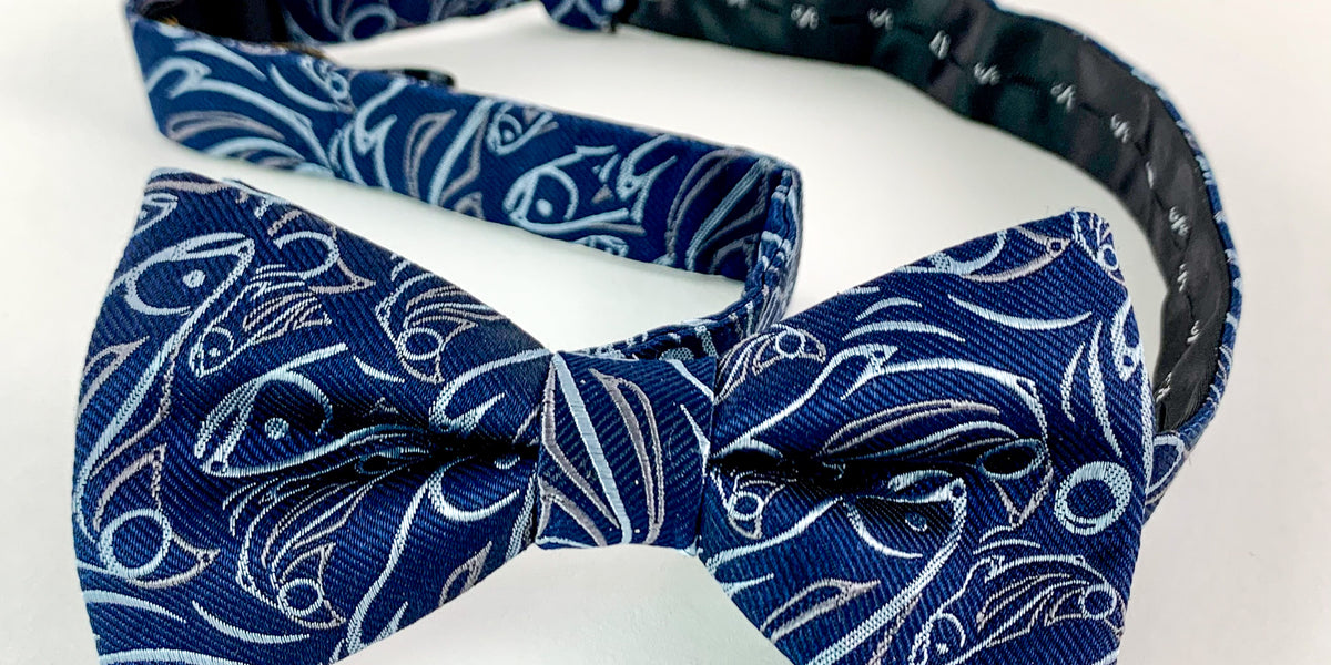 シシクイ　ボウタイ　SHISHIKUI BOW TIE ネイビー Native American Neck Tie – Fish Creek Company