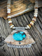 Ivory Necklace with Turquoise