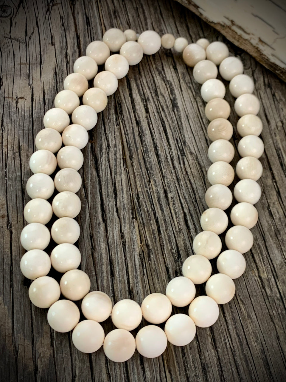 16MM Mammoth Bead Necklace