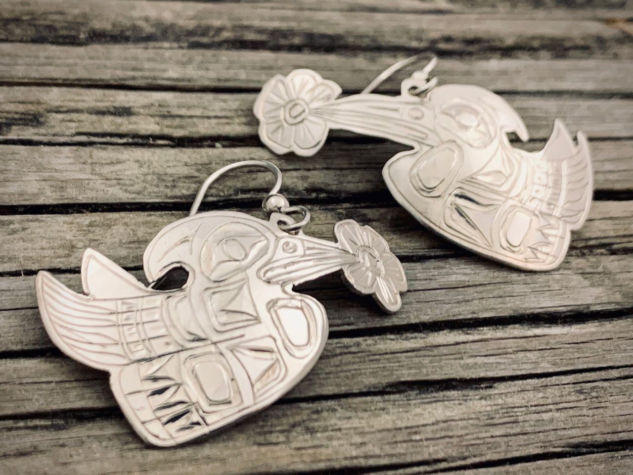 Hummingbird Earrings by Chilton