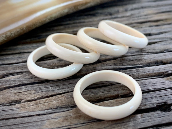 Ivory Round/Flat Ring
