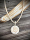 28mm Round Rose Ivory Necklace
