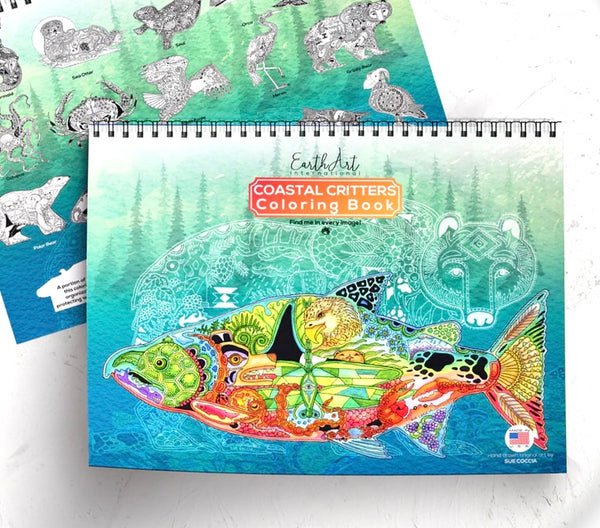 Coastal Critters Coloring Book