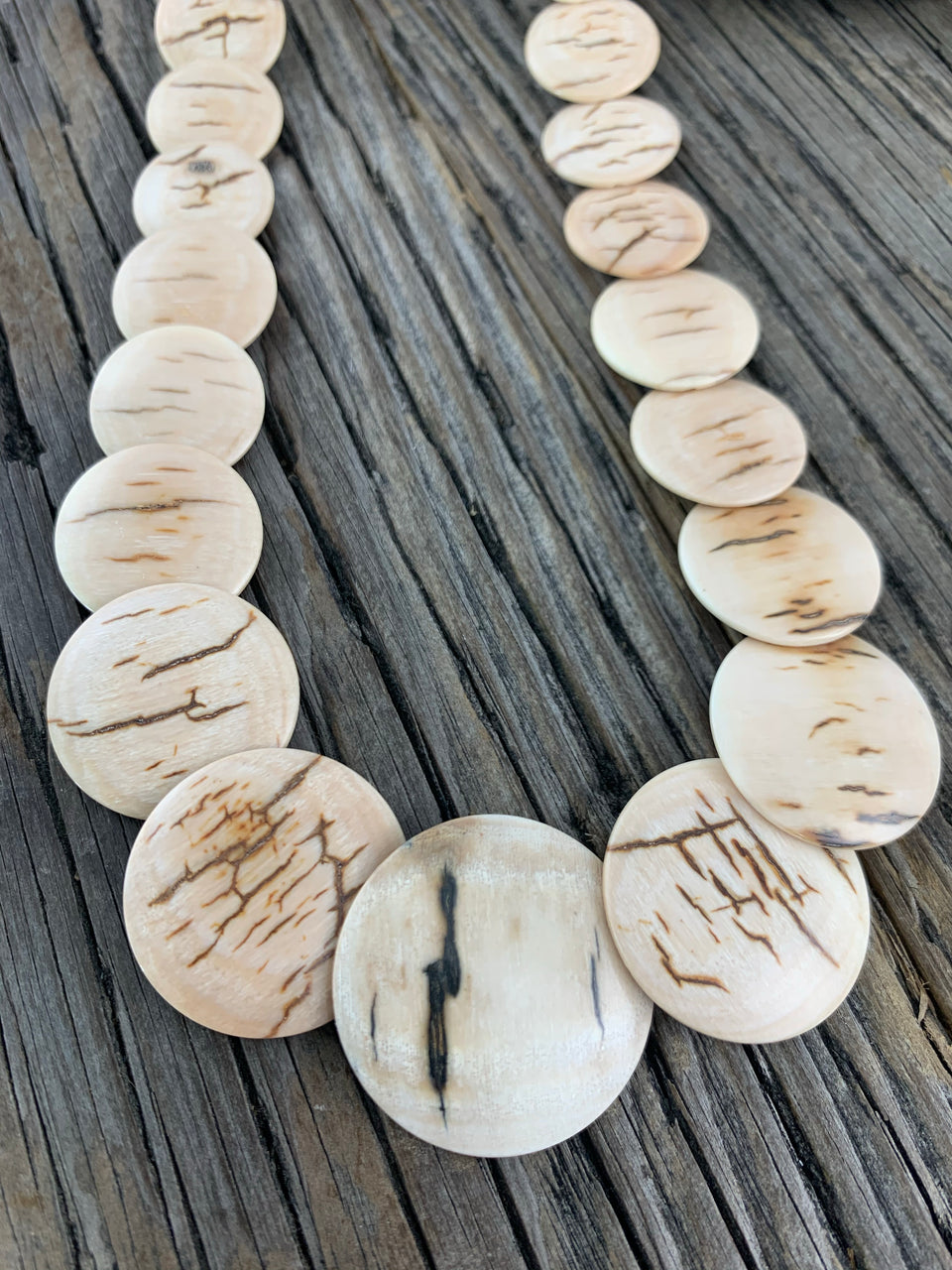 Mammoth Ivory Disc Necklace