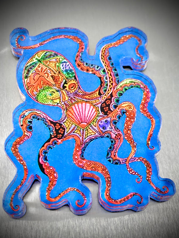 Octopus Magnet by Sue Coccia