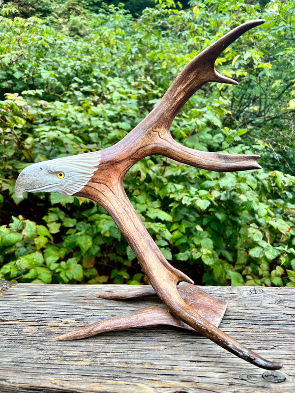 Caribou Antler Carving
