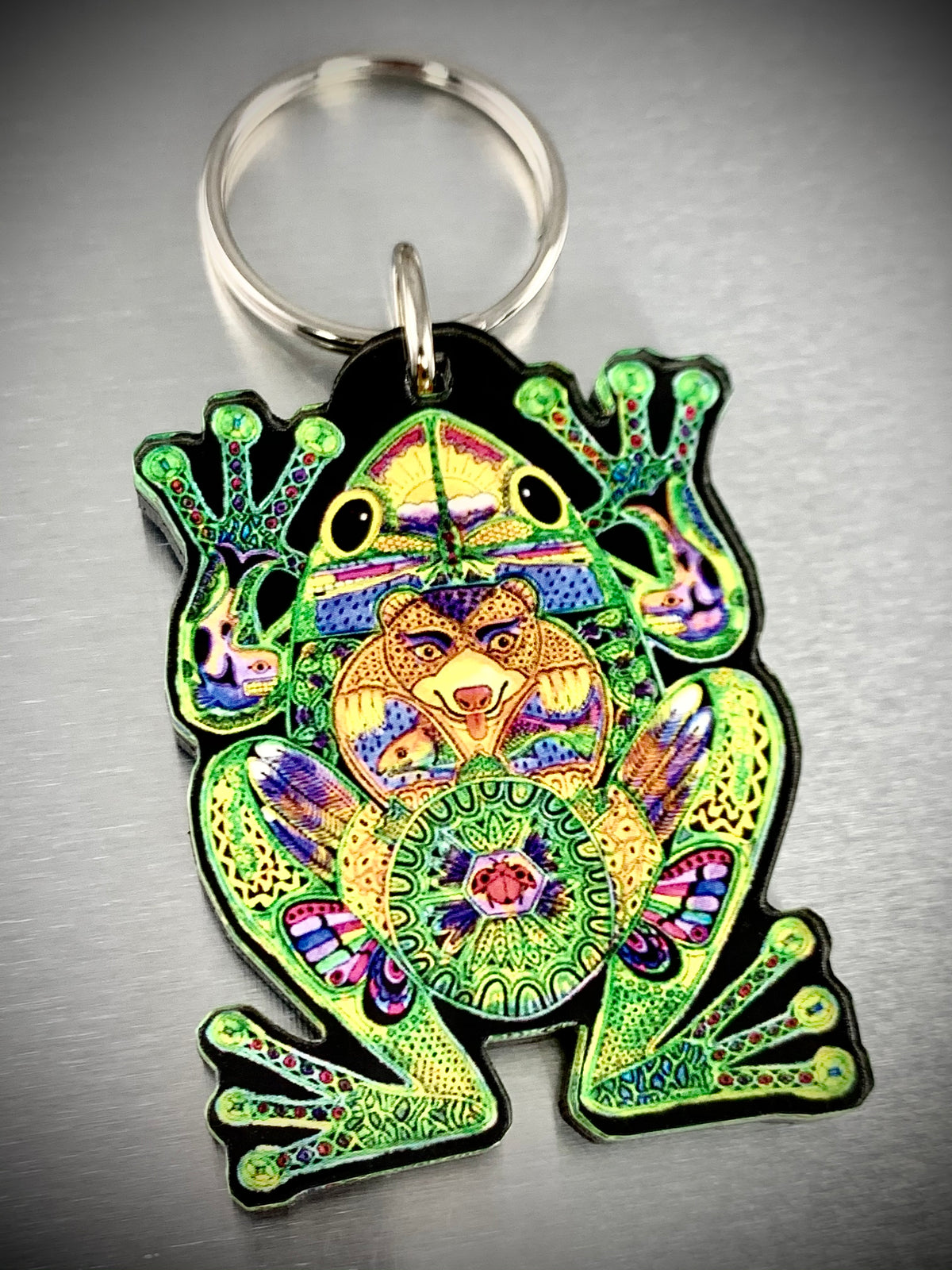 Frog Key Chain Fish Creek Company