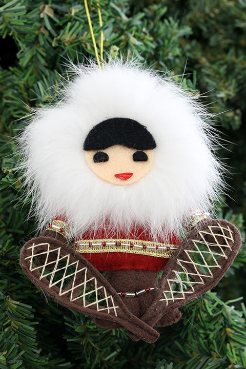 Snowshoe Eskimo Ornament
