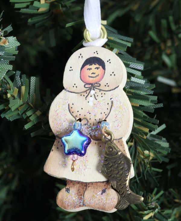 Small Eskimo Boy Ornament