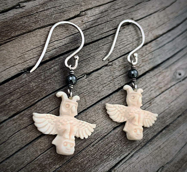 Small Totem Pole Earrings